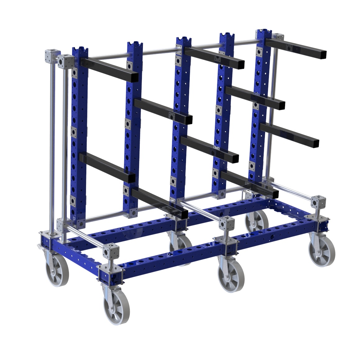 Wire Rope cart - 1 Side - Straight