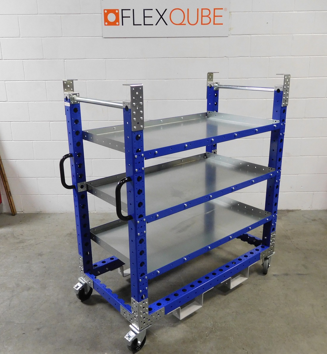 Daughter Cart (700 x 1330 mm) with Flat Shelves