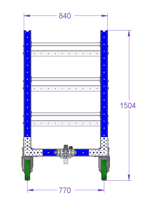Flat Shelf Cart