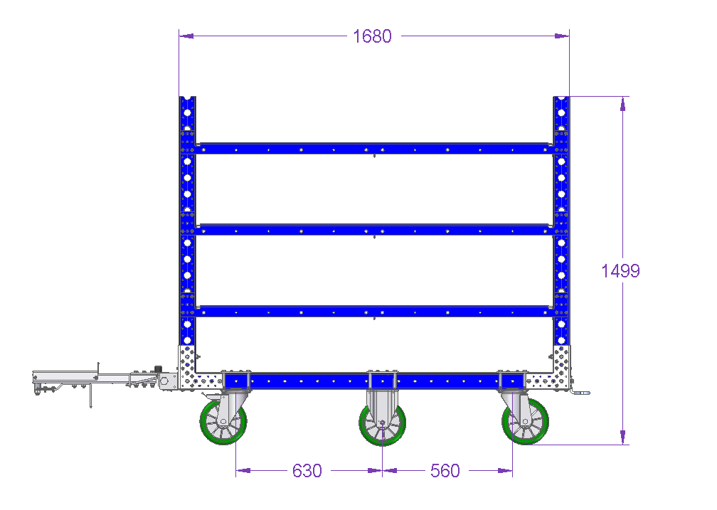 Flat Shelf Cart