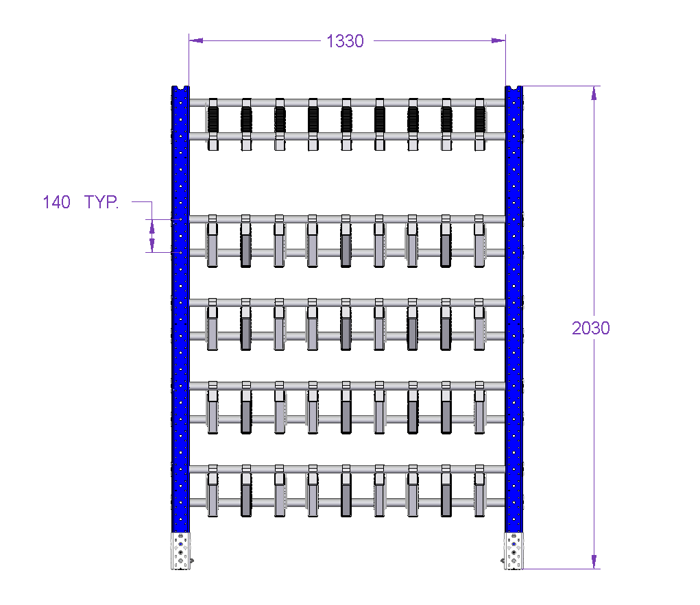 Flow Rack - 1470 x 1540 mm