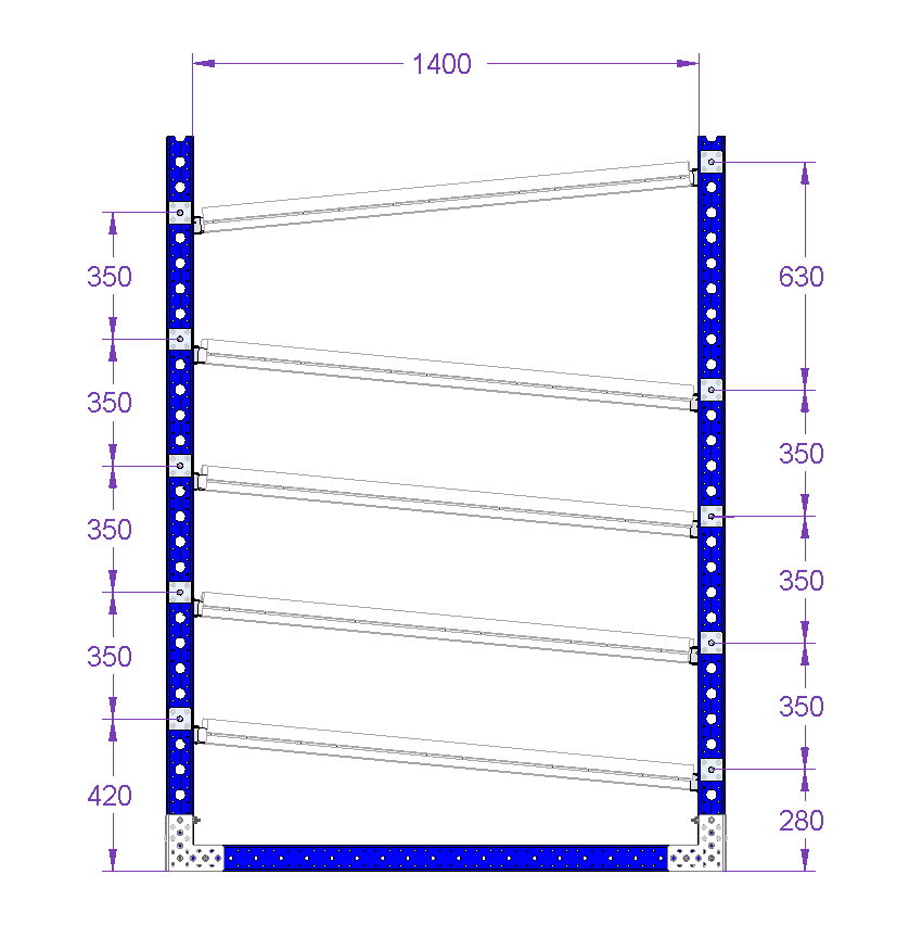 Flow Rack - 1470 x 1540 mm
