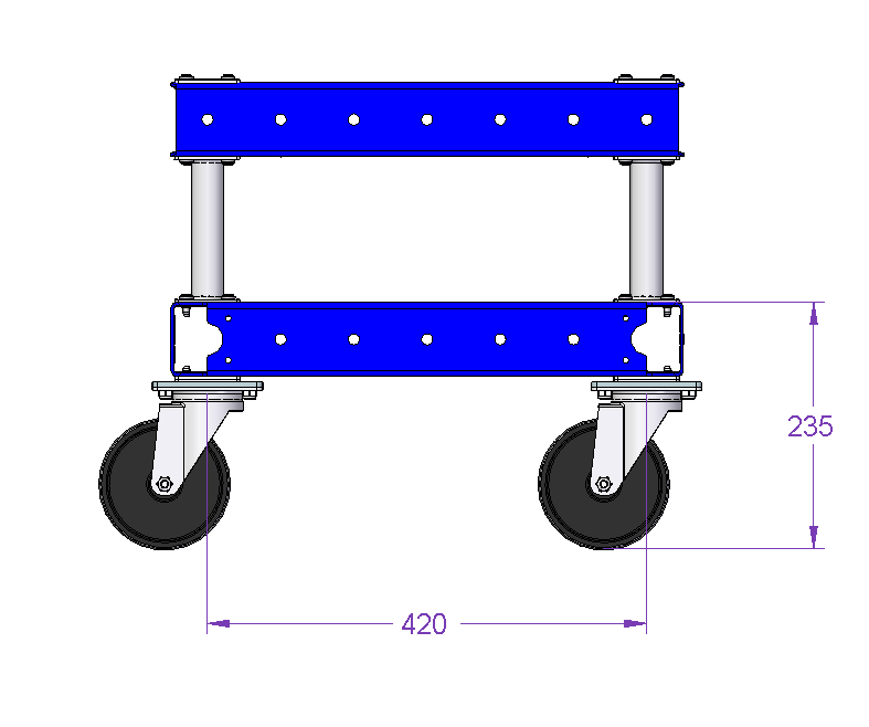 Kit cart 560 x 490 mm