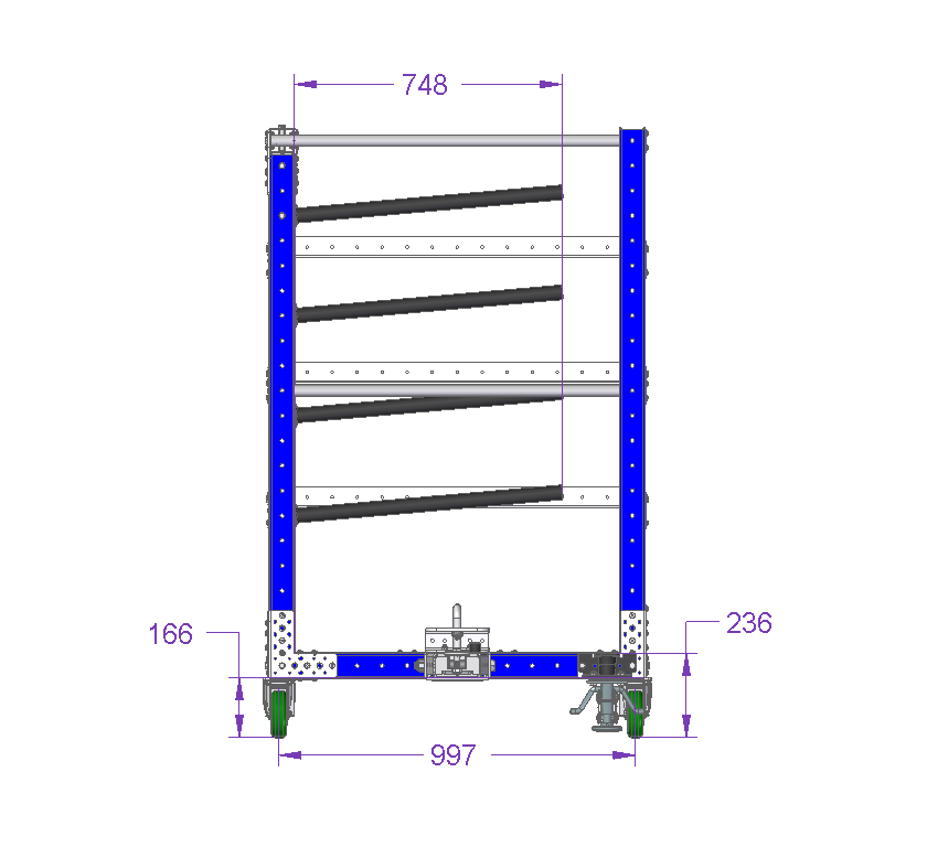 Kit Cart - 70 x 41 Inch