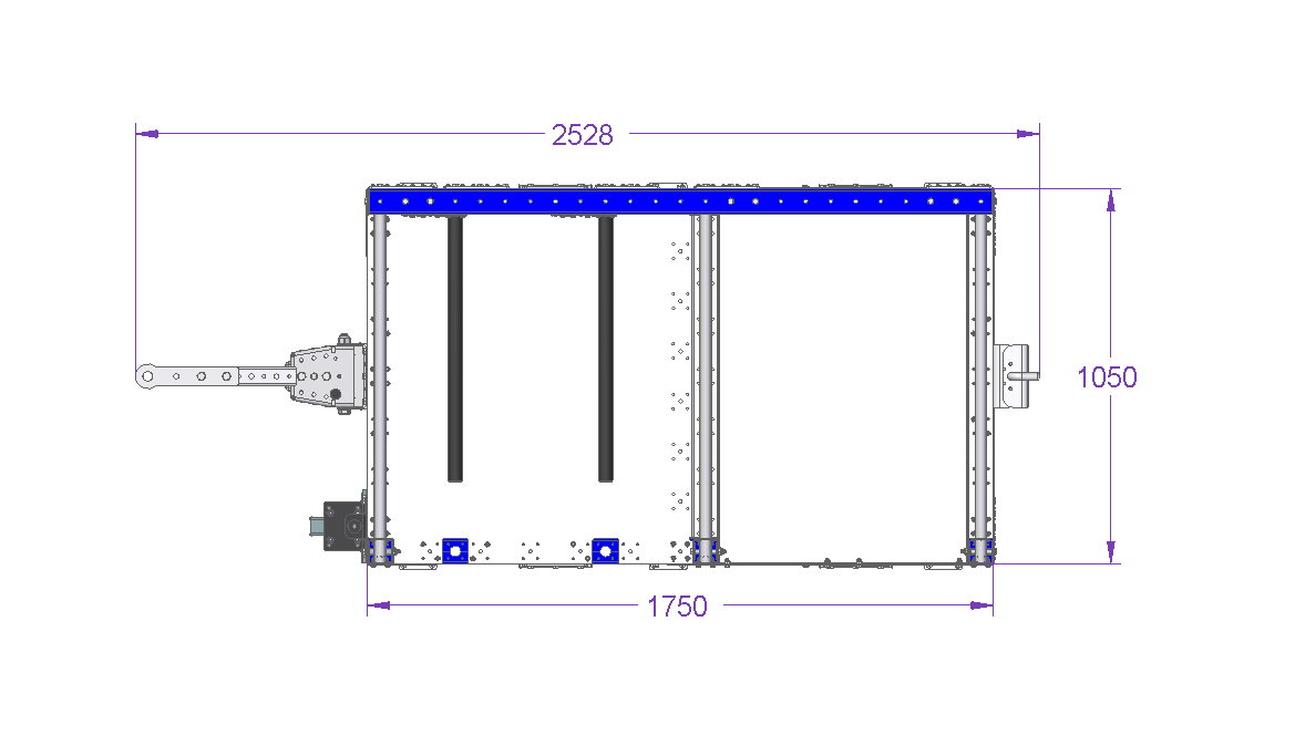 Kit Cart - 70 x 41 Inch
