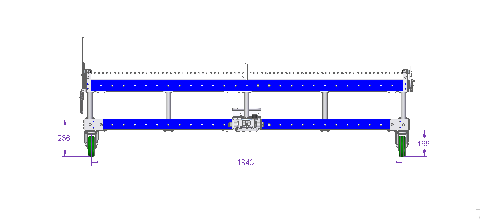 Roller Pallet Cart - 2380 x 2030 mm