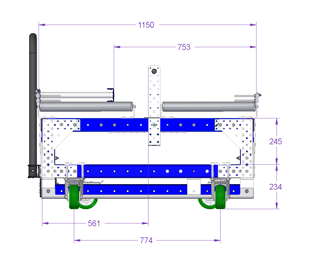 Pallet Rack - 1120 x 1120 mm