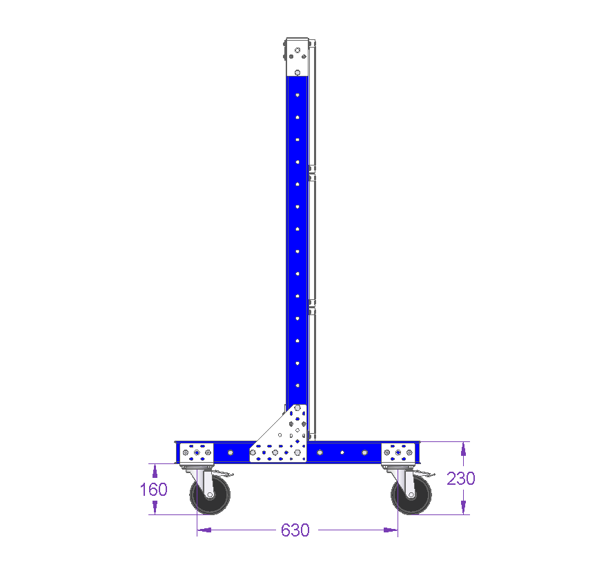 Shadow Board Stand - 1610 x 1260 mm
