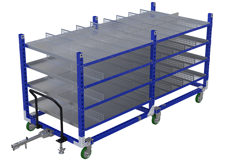Shelf Cart W. Divider - 1260 x 3430 mm