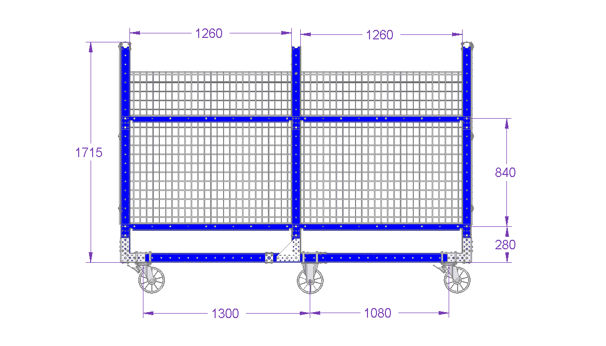 Shelf Cart - 2730 x 1260 mm