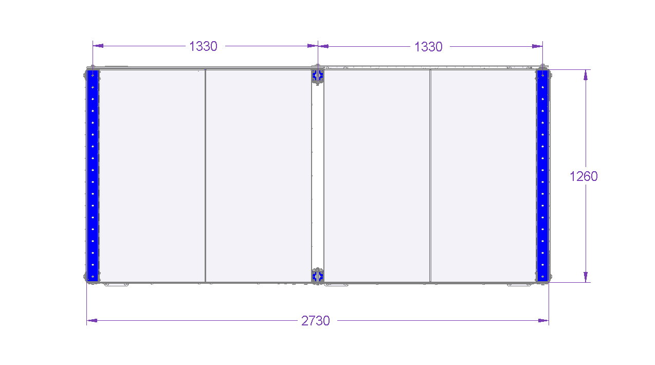 Shelf Cart - 2730 x 1260 mm