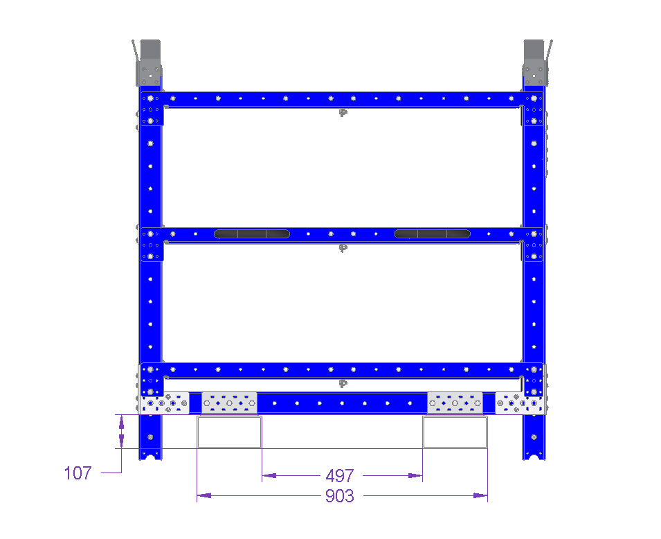 Stackable Shelf Rack - 1260 x 1260 mm