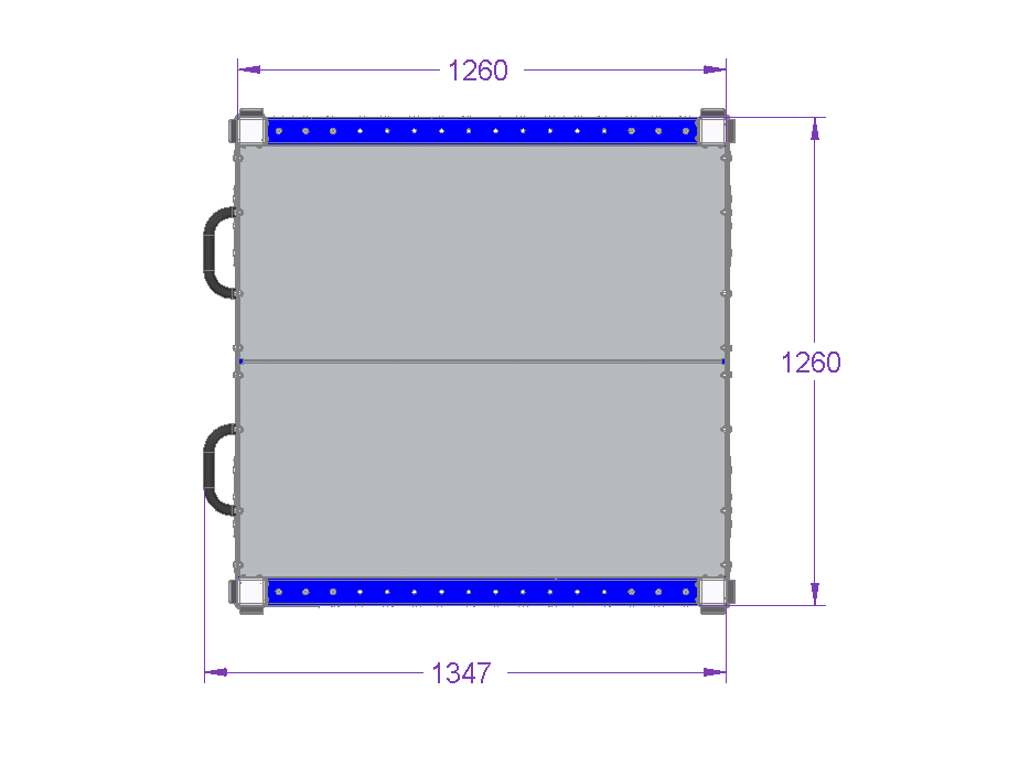 Stackable Shelf Rack - 1260 x 1260 mm