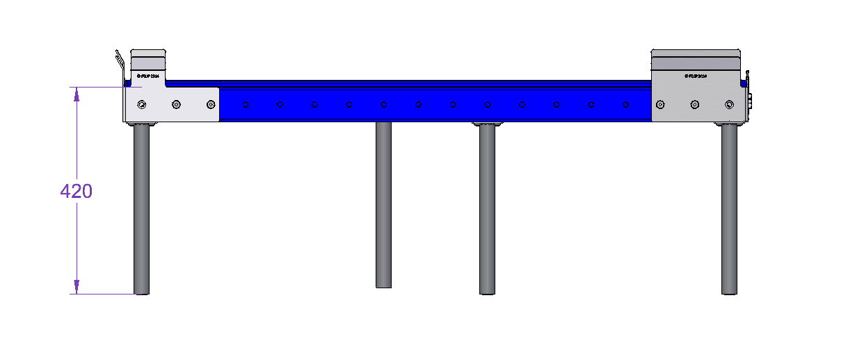 Sub Frame for EUR-Pallet Carts 1260 x 840 mm