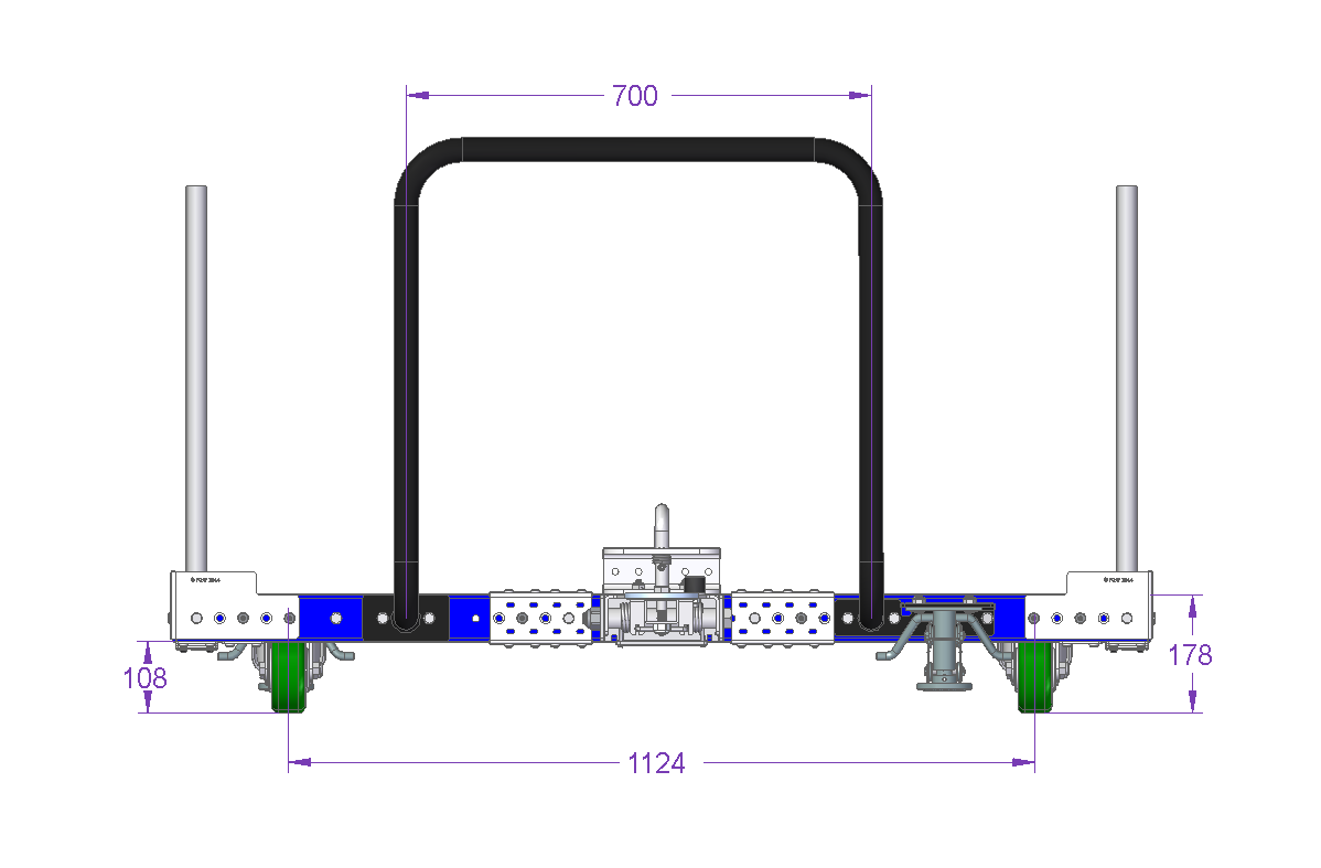 Tugger Cart - 1680 x 1470 mm