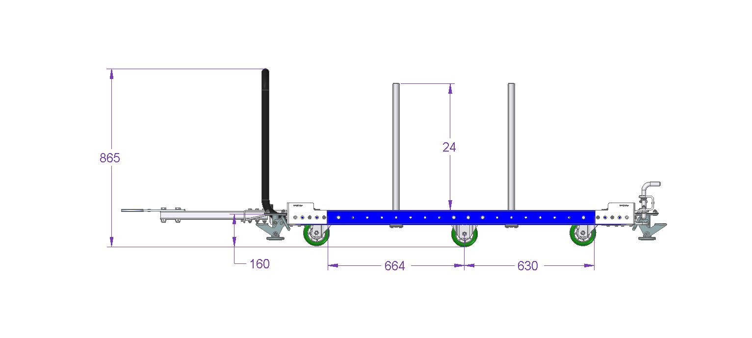 Tugger Cart - 1680 x 1470 mm