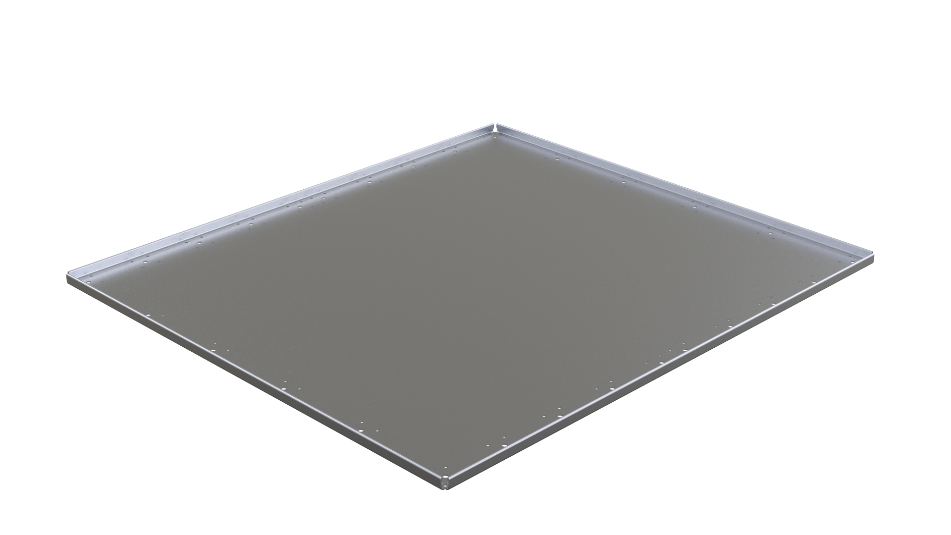 Top plate w.edge - 1190 x 1260 mm