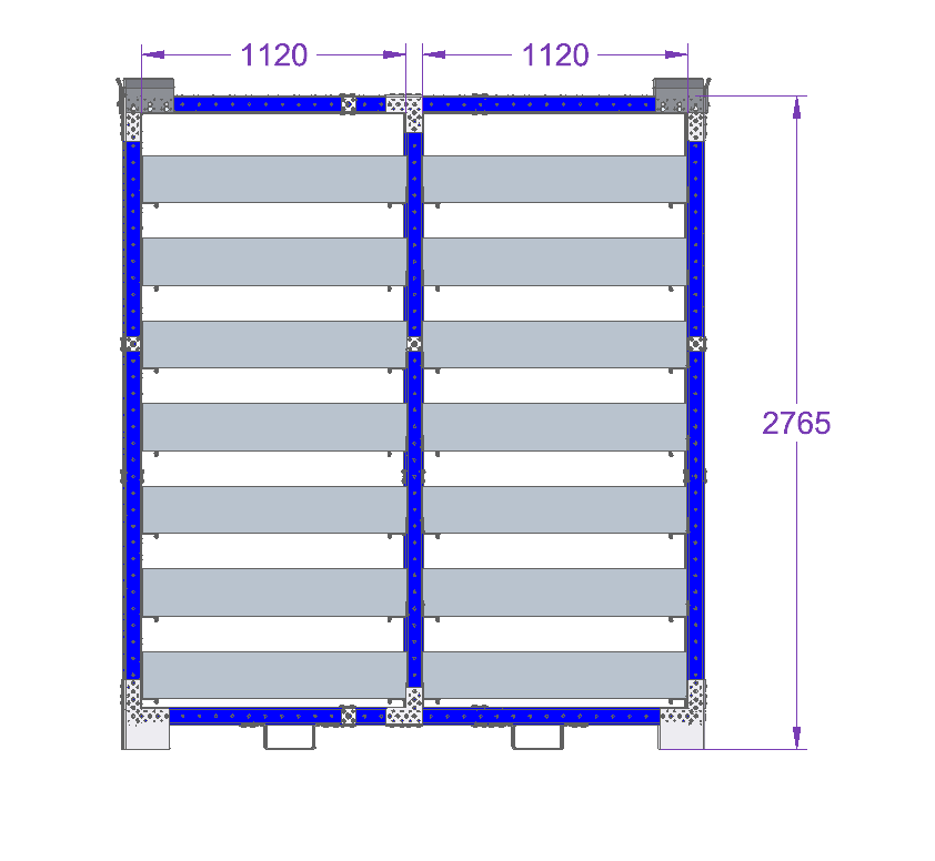 Window Cart 2450 x 1470 mm