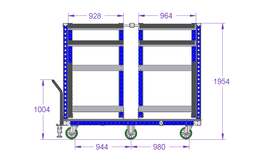Windshield Cart - 2310 x 1260 mm
