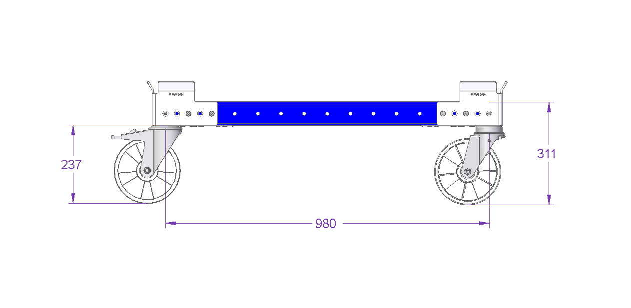 Pallet Cart - 1050 x 630 mm
