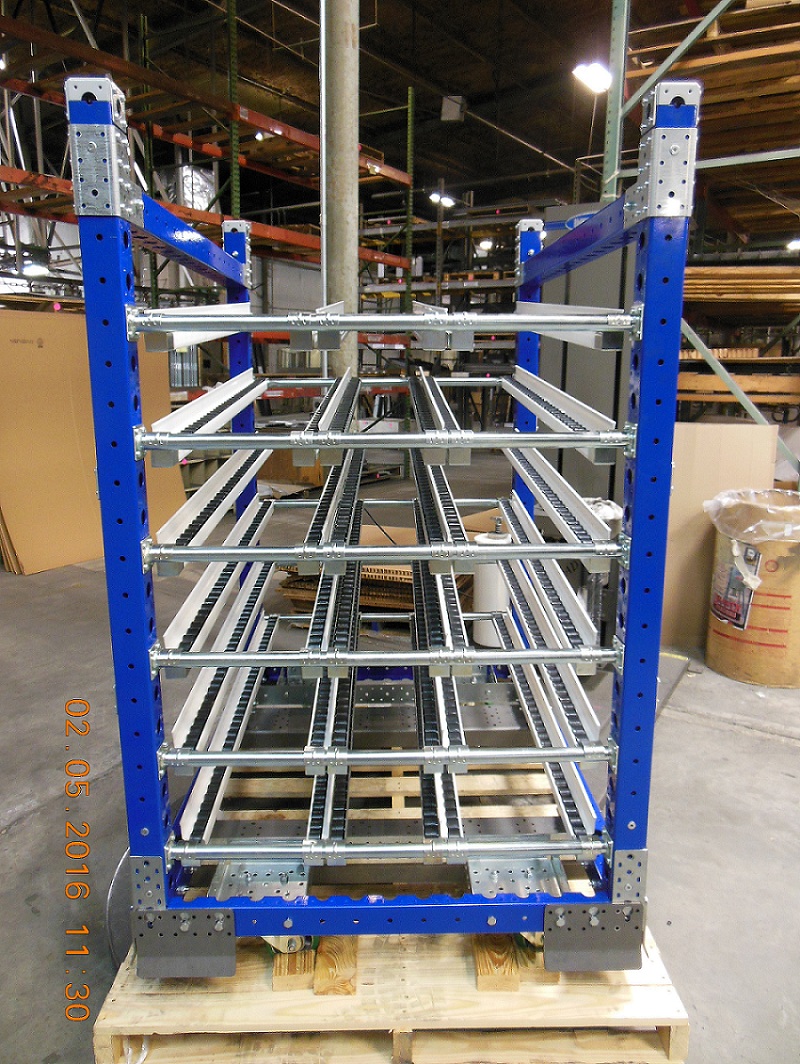 Stackable Cart with Roller Tracks