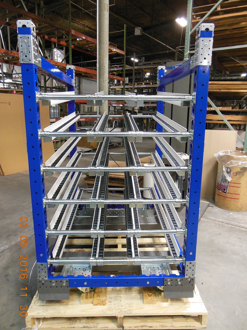 Stackable Cart with Roller Tracks