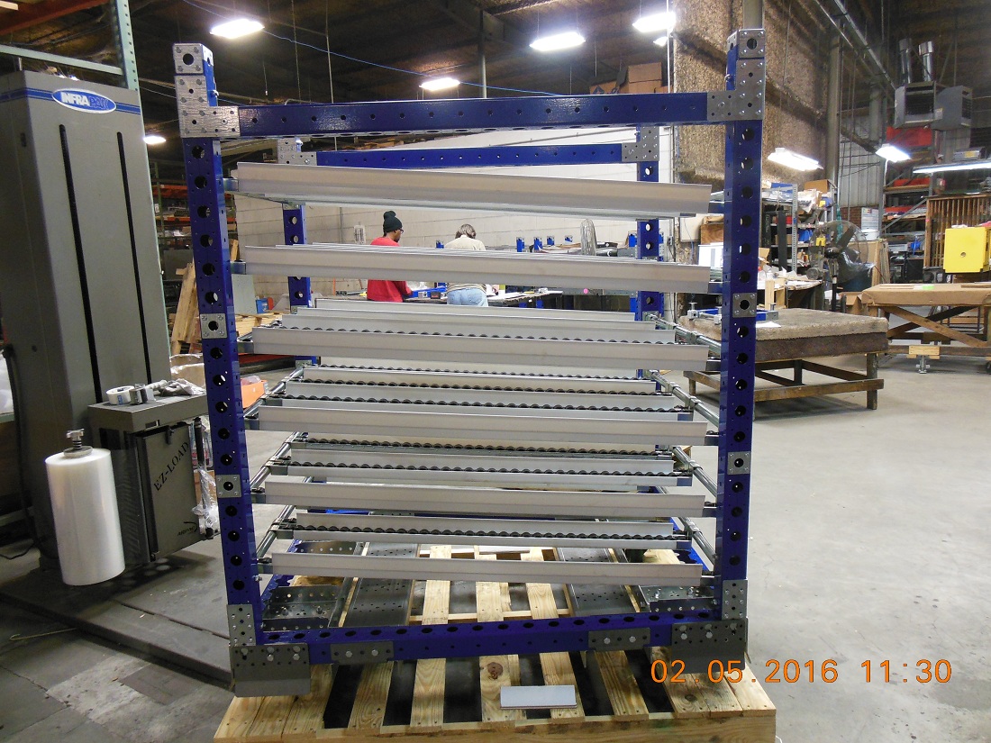 Stackable Cart with Roller Tracks
