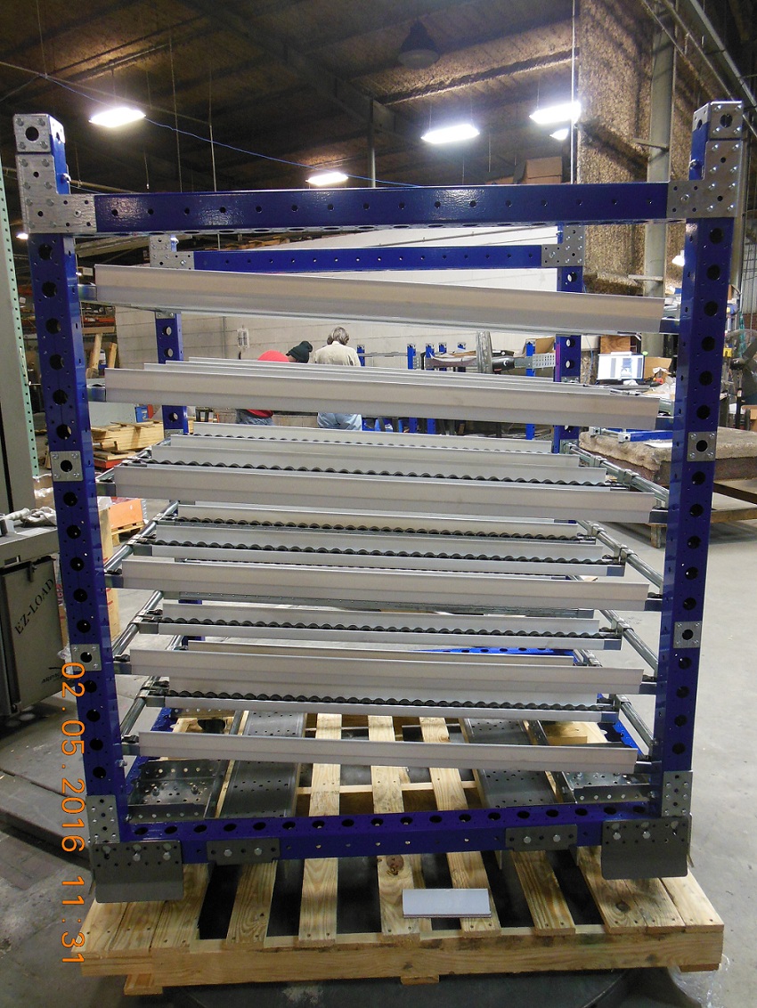 Stackable Cart with Roller Tracks