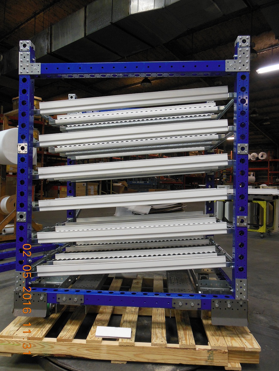 Stackable Cart with Roller Tracks