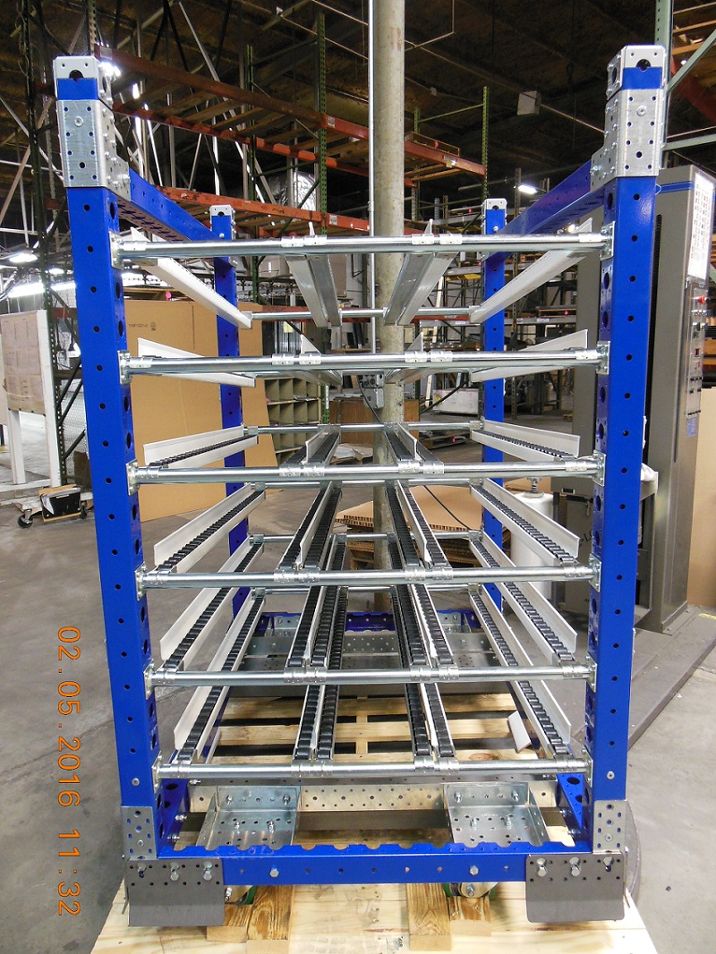Stackable Cart with Roller Tracks