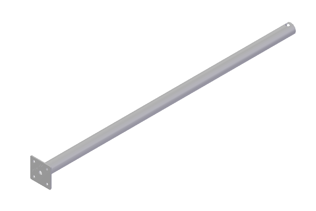FlexTube (One plate) with M10 Hole - 770 mm