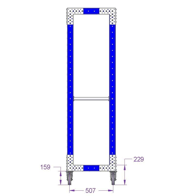 Rack Cart - 1540 x 560 mm