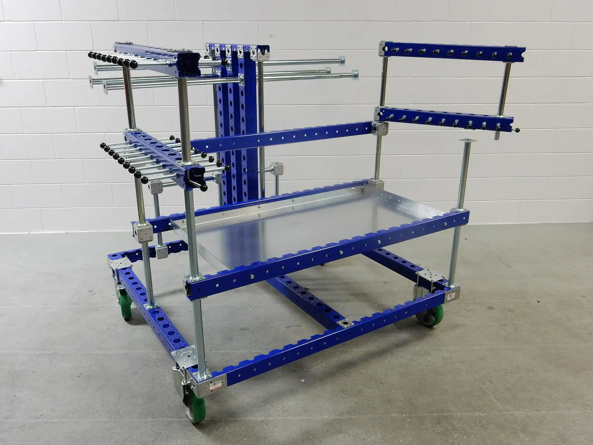 Hose Cart with Swingable Arms