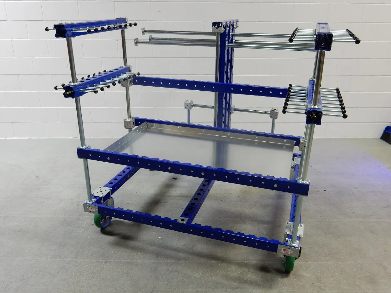 Hose Cart with Swingable Arms