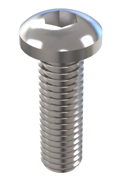 Round Head - M6 x 20 mm