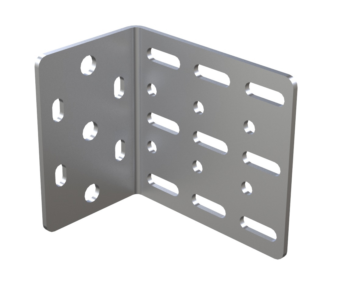 Modular attachment plate for telescopic lists