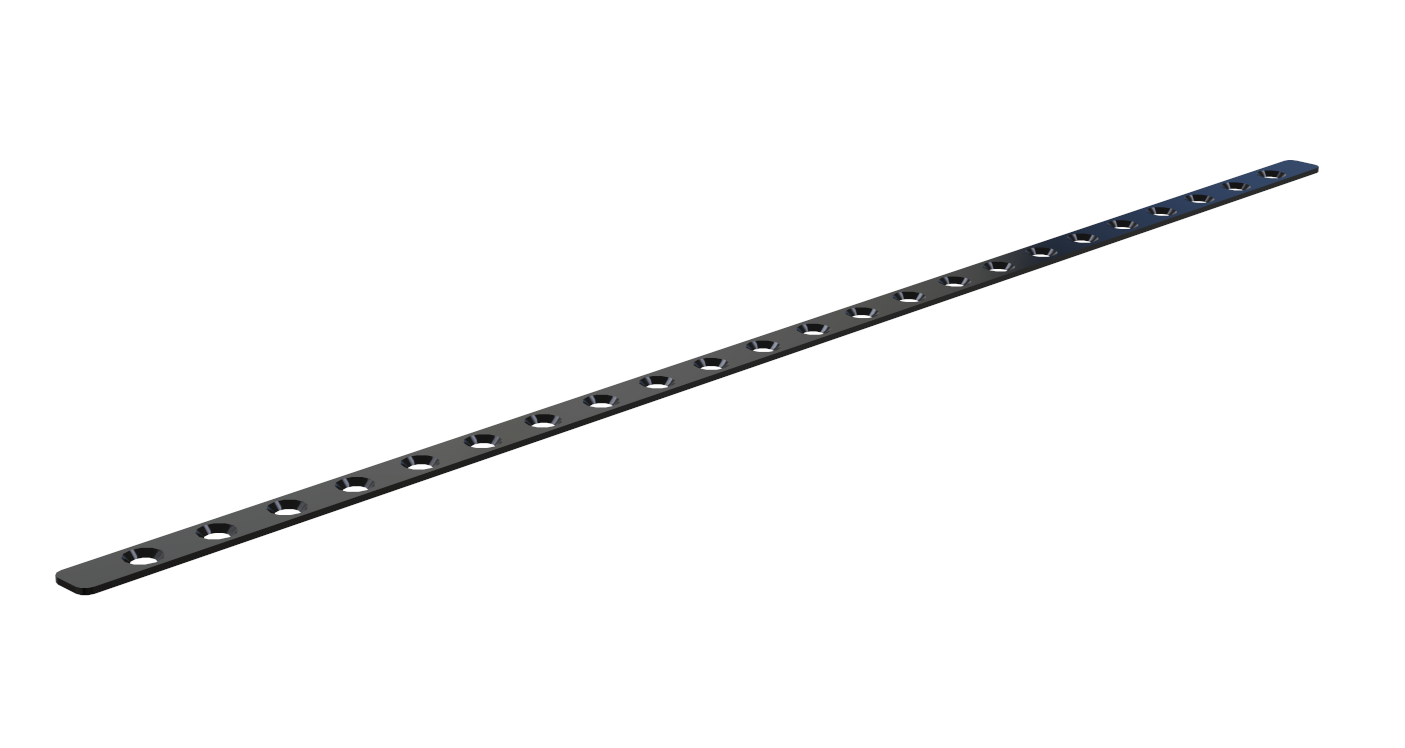 Plastic list - 840 x 22 mm