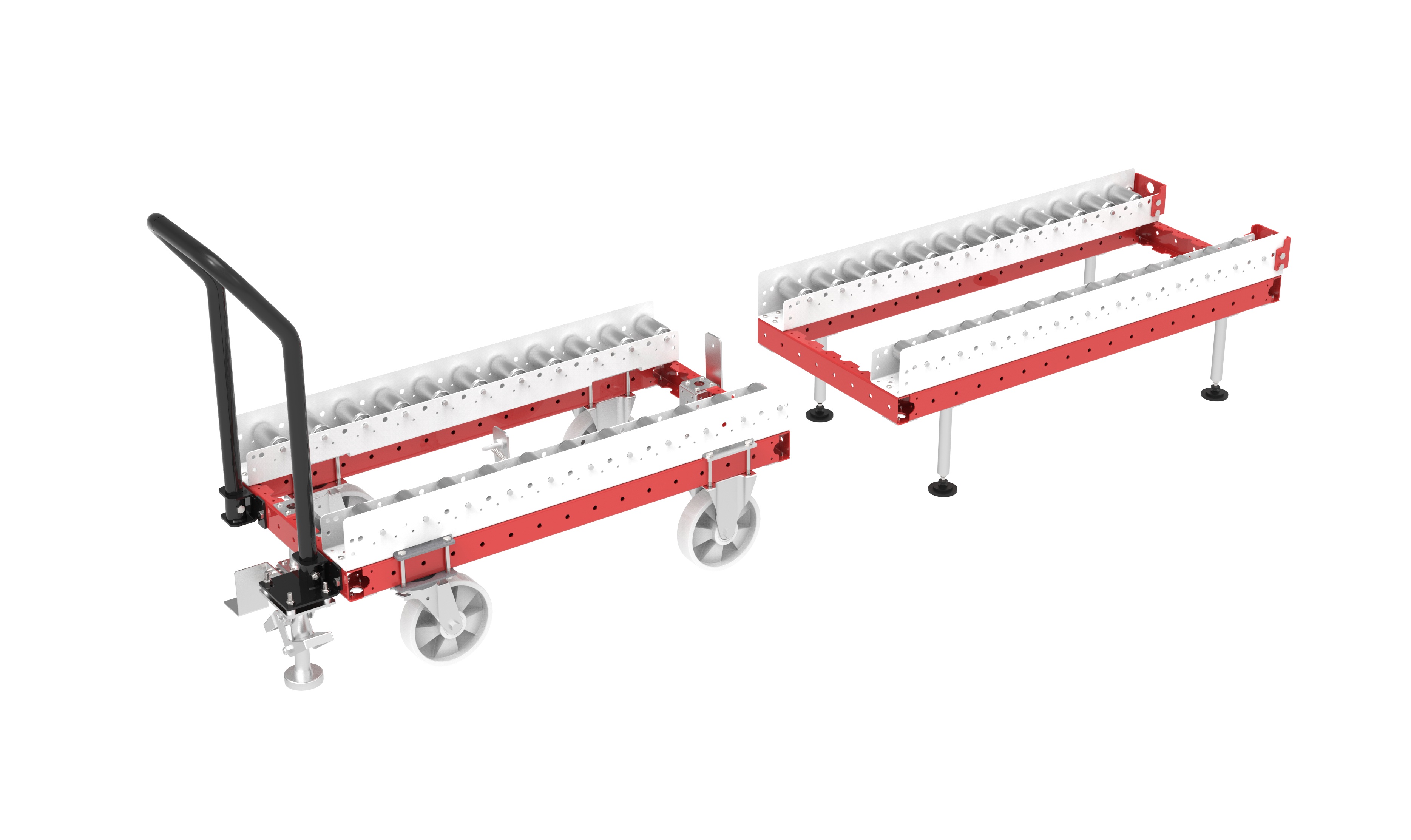 Roller top cart 1120 x 560 mm