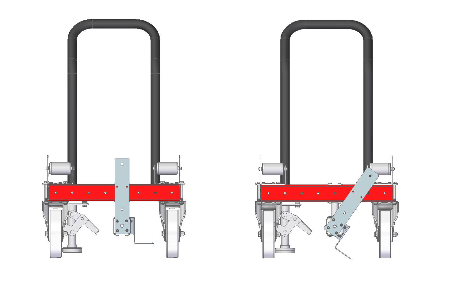 Roller top cart 1120 x 560 mm