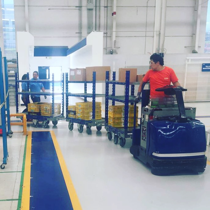 Flat Shelf Cart 1260 x 700 mm