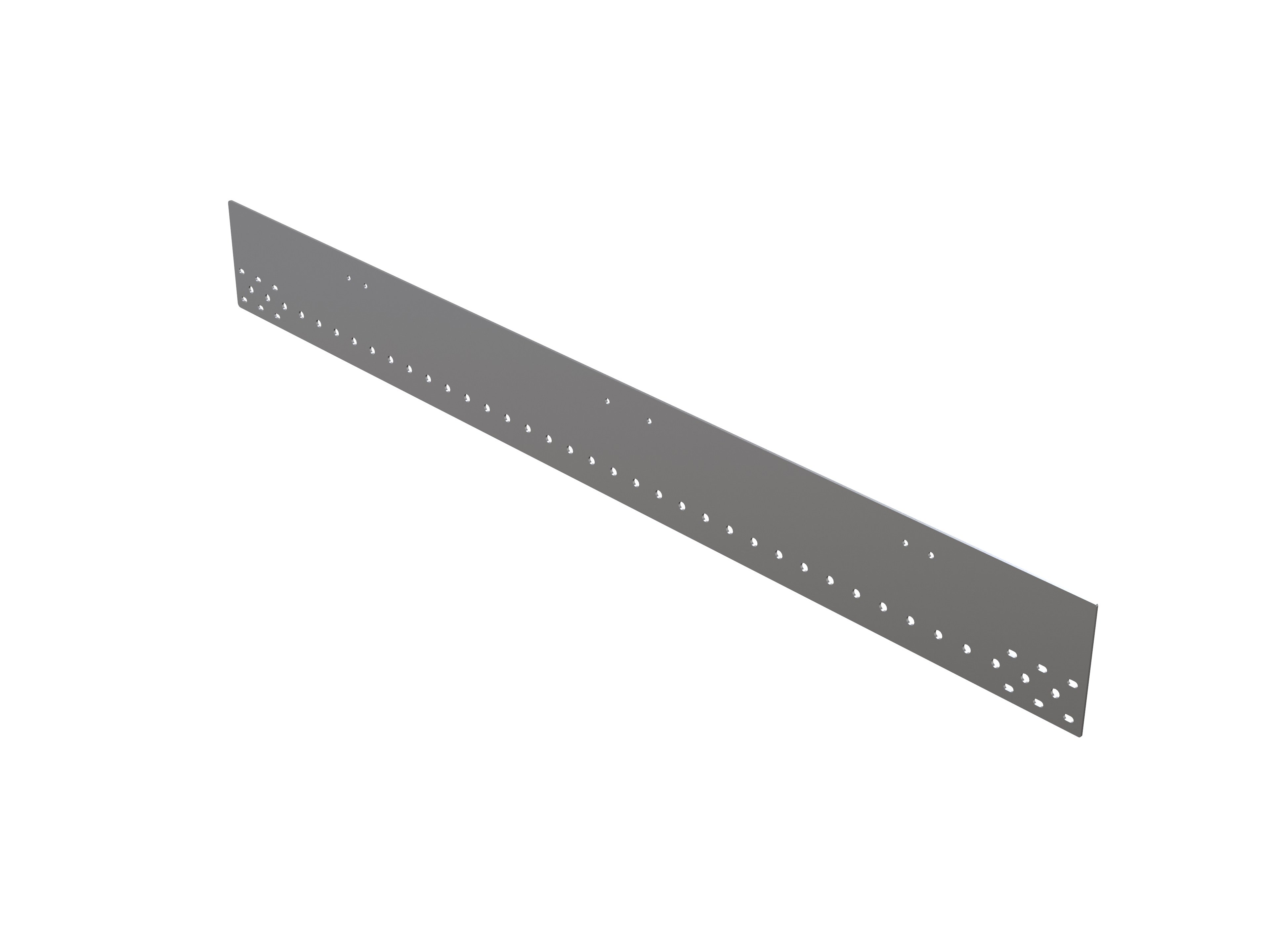 Telescopic rail plate