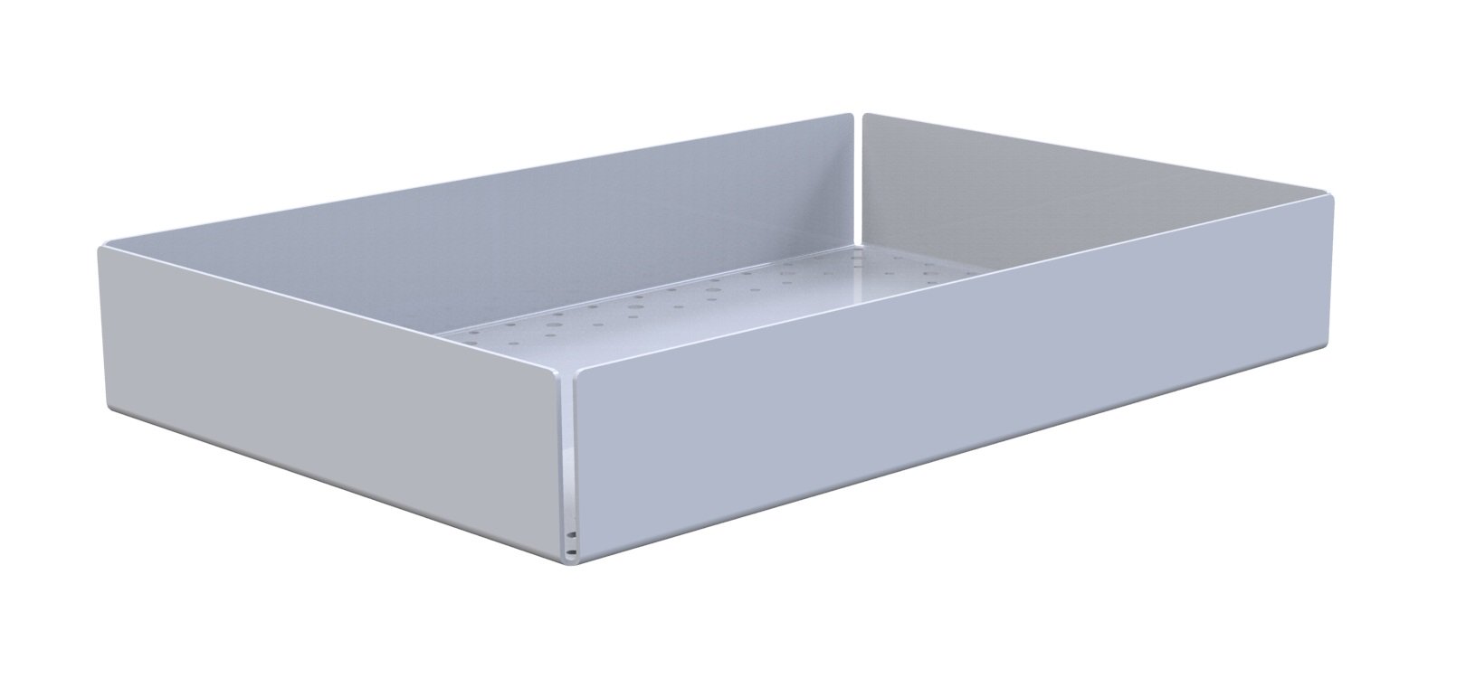 Top plate w. edge - 630 x 420 mm