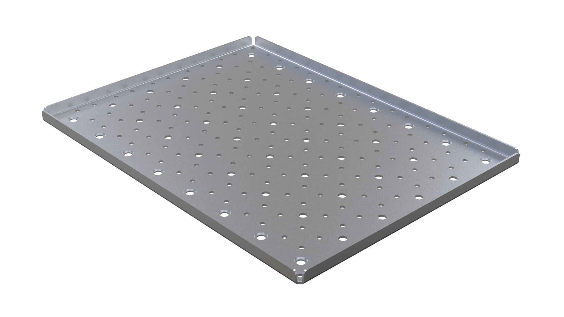 Top Plate W. Edge Bend - 560 x 420 mm