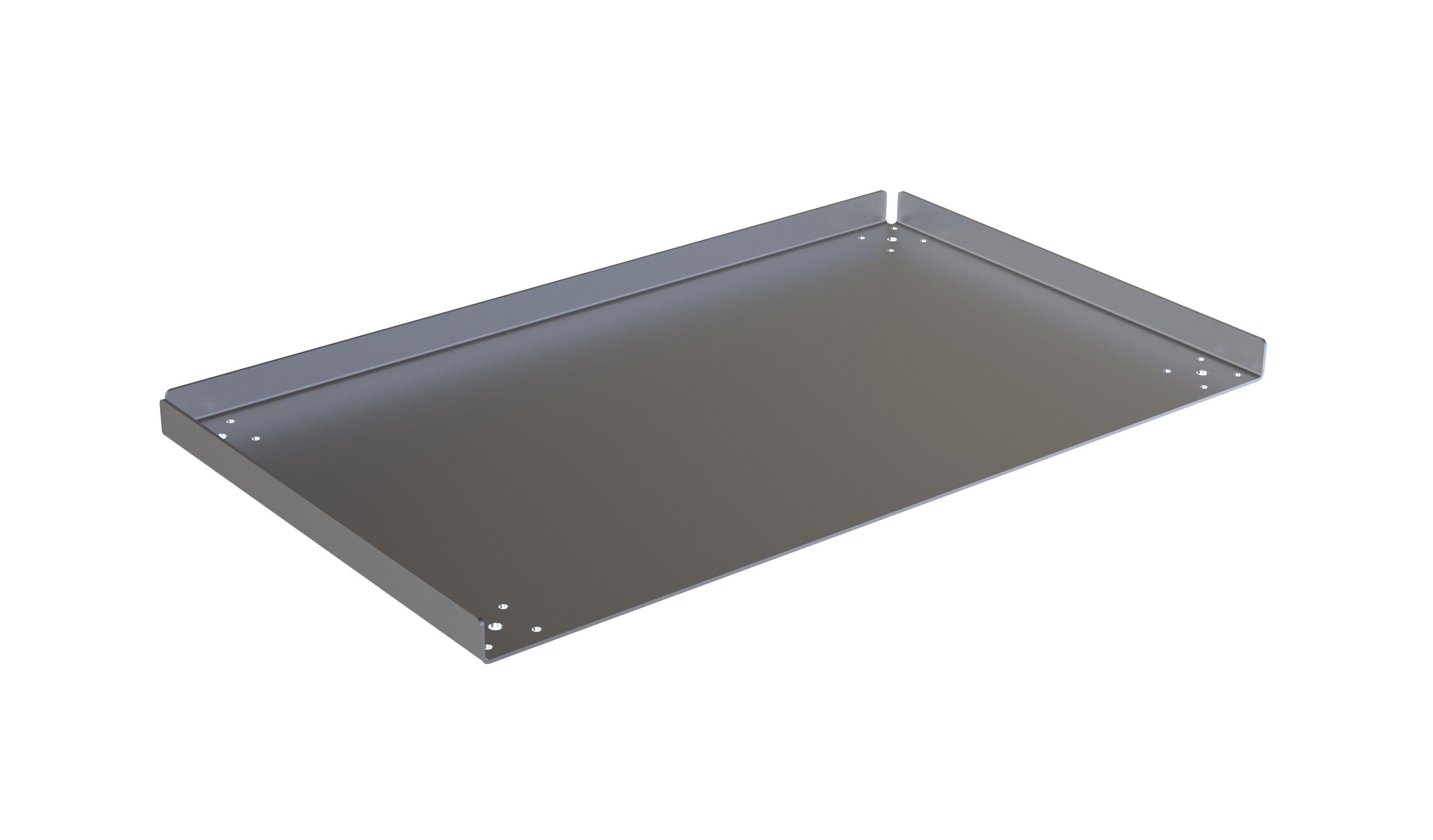 Top plate with edge lip - 700 x 455 mm