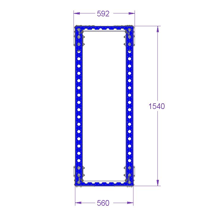 Rack Cart - 1540 x 560 mm