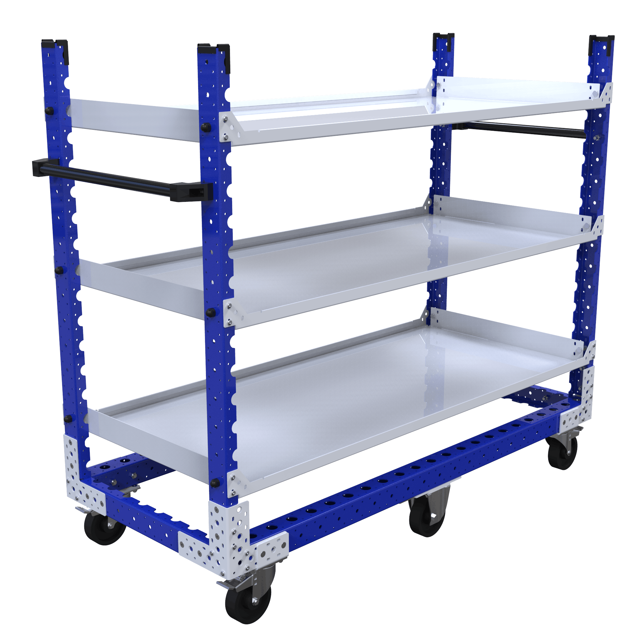 Flat Shelf Cart – 1610 x 700 mm | FlexQube