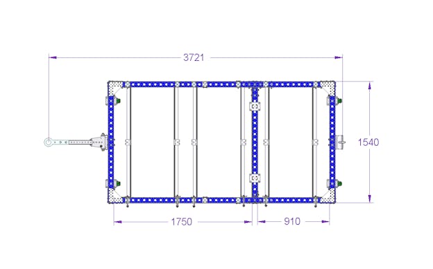 Mother Cart 3 in 1 - 1540 x 2870 mm