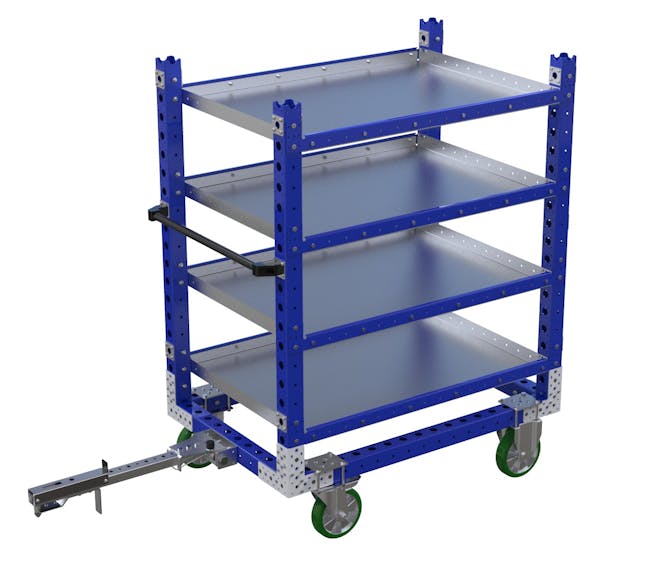 Shelf Cart 1260 x 840 mm for Plastic Containers