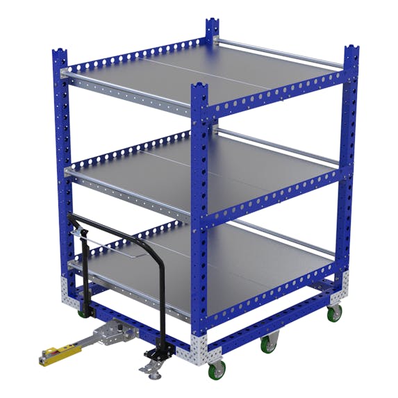 Flat Shelf Cart 55 x 48 inch