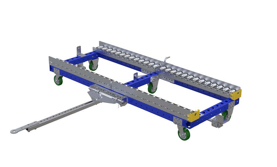 Pallet cart with rollers - 2030 x 770 mm